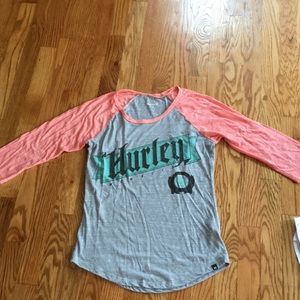 Hurley 3/4 length T-shirt